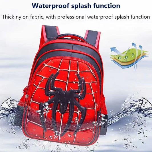 Spider King 3D Kids Backpack - Durable and Stylish Design