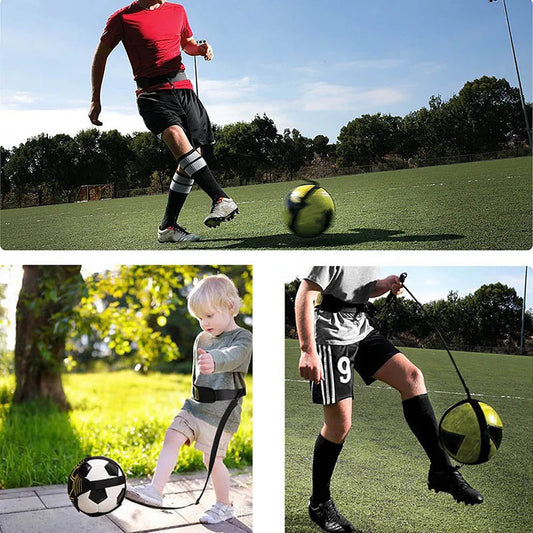 Solo Soccer Trainer Adjustable Kick & Control Training Belt