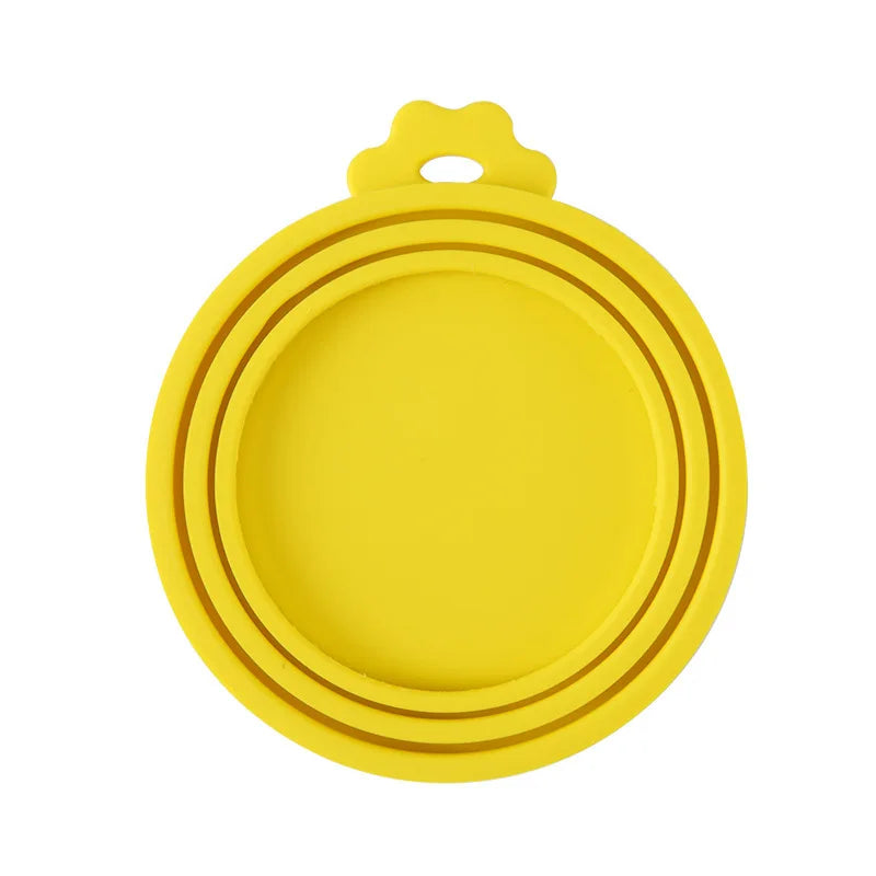 Reusable Pet Food Can Cover and Spoon Set for Dogs and Cats