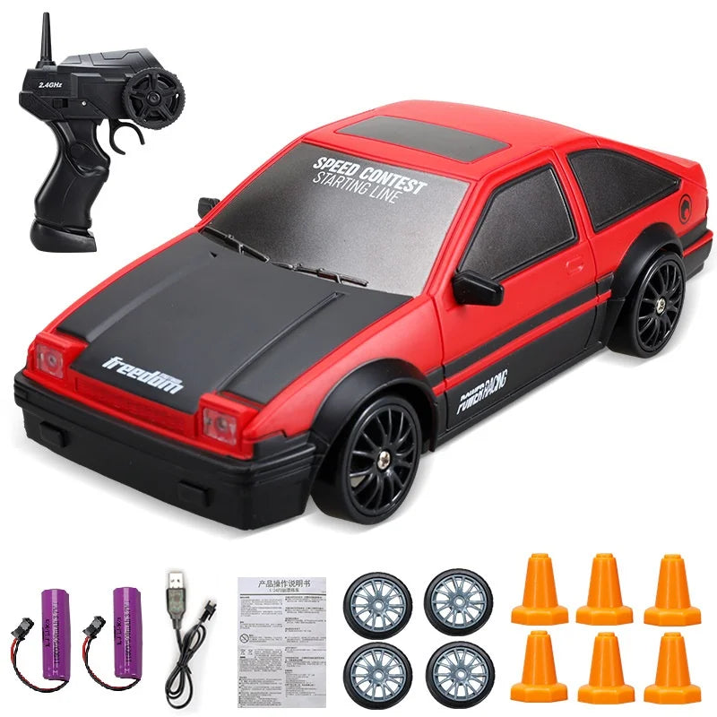 2.4G High-Speed Drift RC Car - 4WD AE86 Model GTR