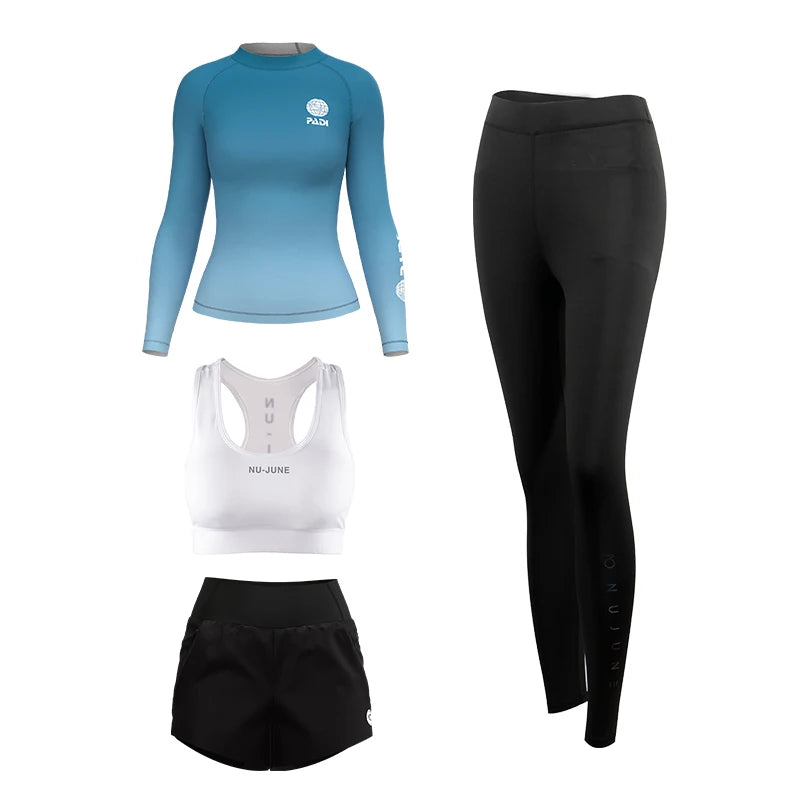 Custom Printed Long Sleeve Rash Guard for Men and Women Surfing Swimwear