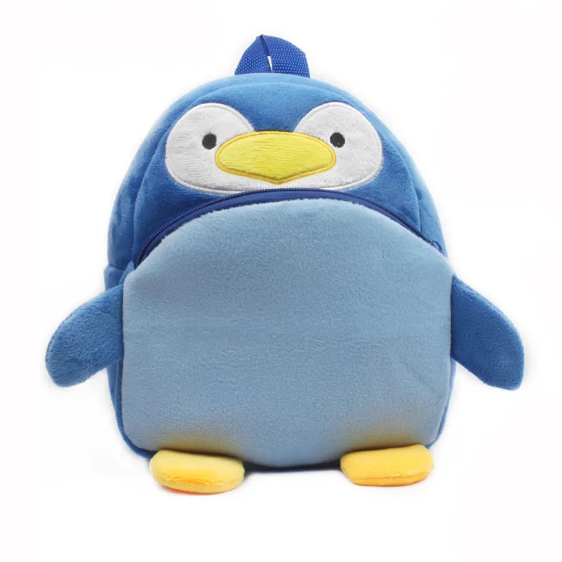 3D Cartoon Plush Kids School Backpack