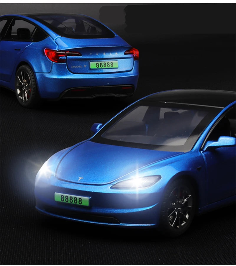 Model 3 Alloy Diecast Car - Sound & Light
