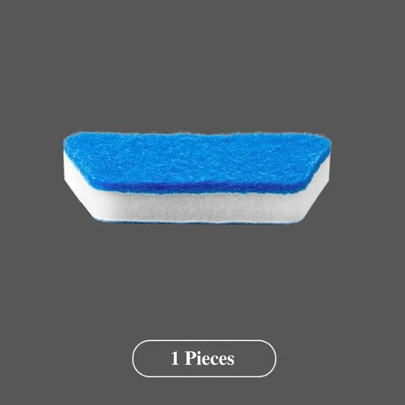 Long Handle Bathroom Wall Brush with Removable Sponge for Tile and Tub
