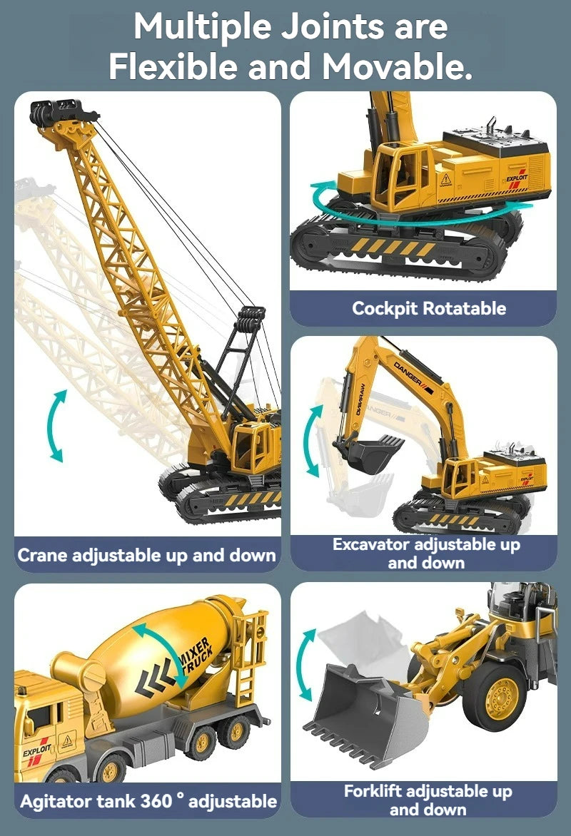 Diecast Truck Toy - Classic Construction Loader