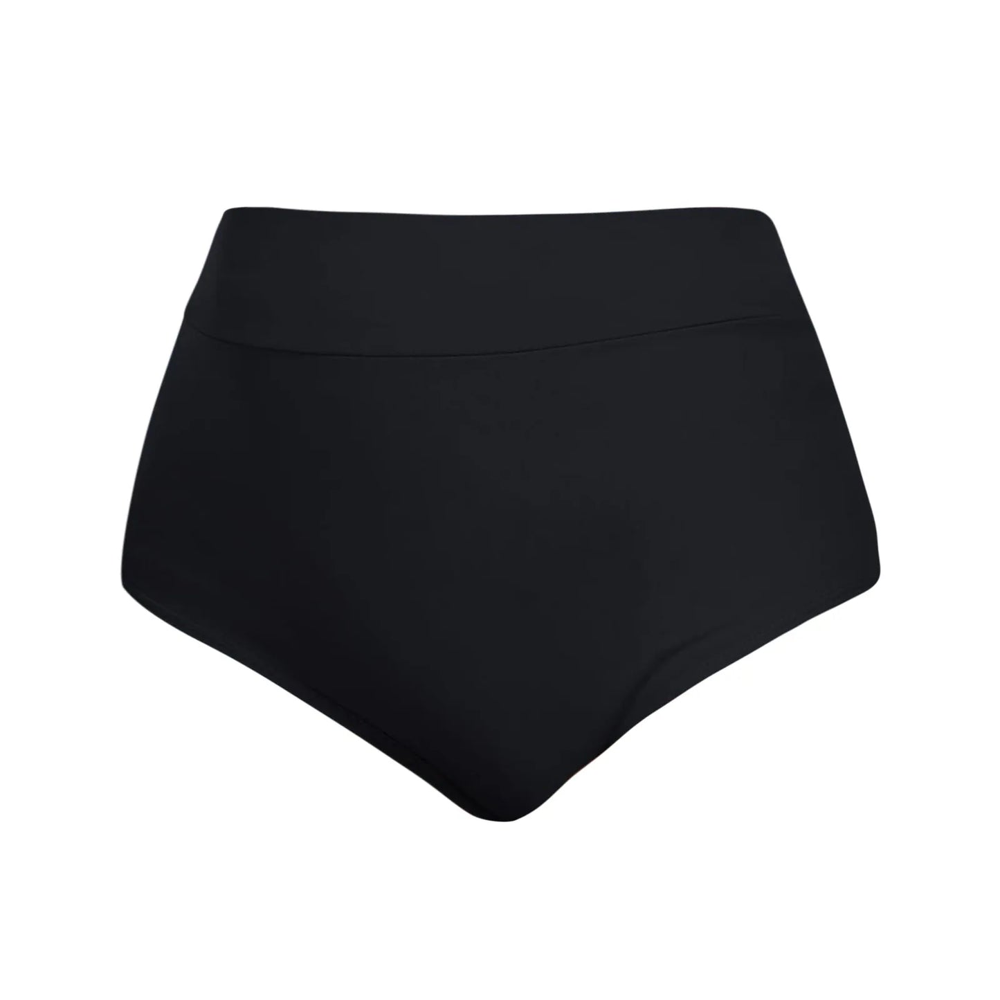 High Waist Swim Bottoms for Women Solid Color High Cut Briefs