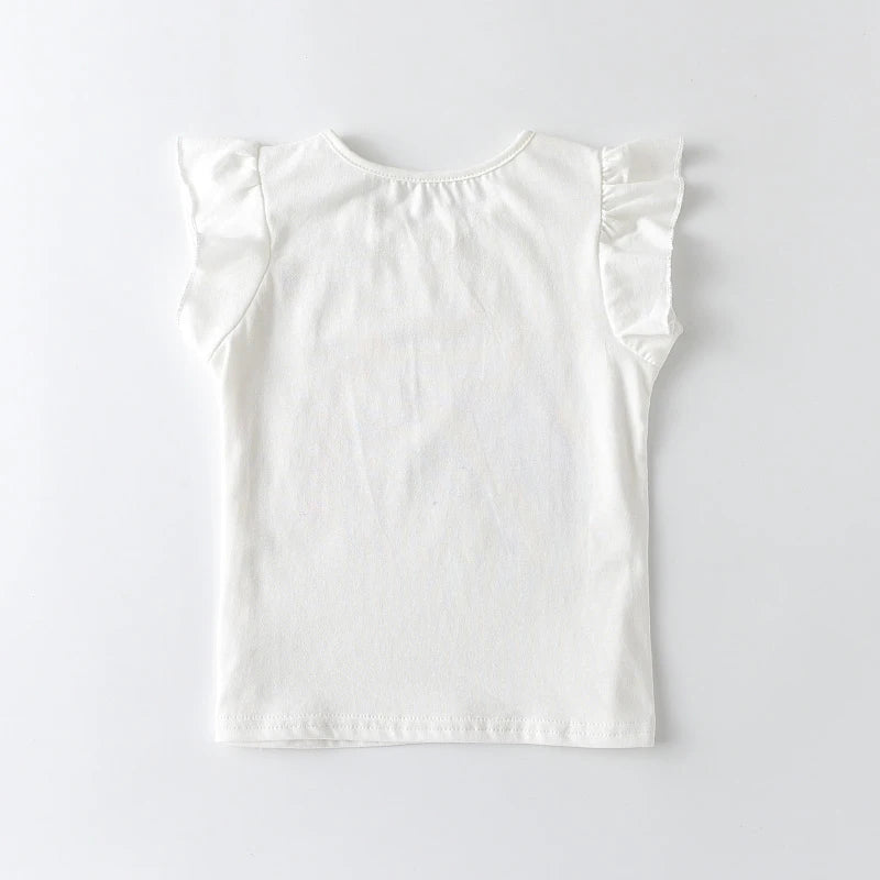 Unisex Kids Summer Unicorn Cotton T-Shirt