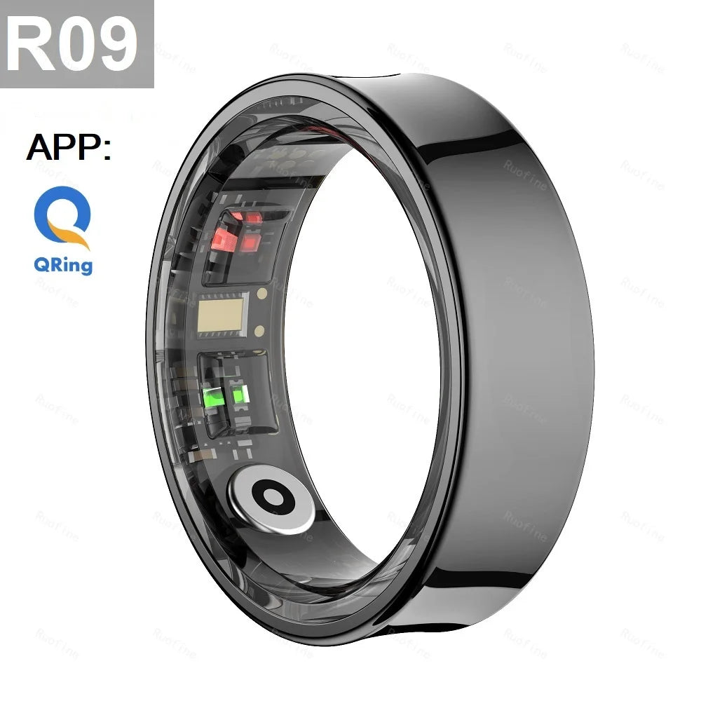 Qring R09/R06 Smart Fitness Ring – Waterproof, Remote Control, 2024 New Arrival