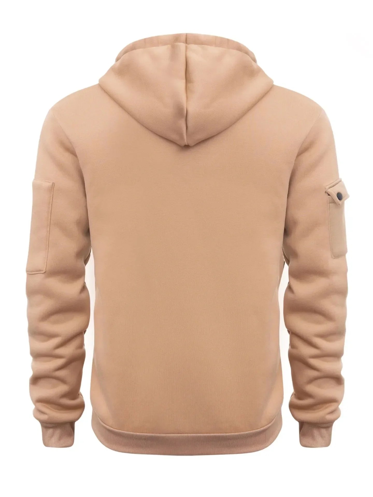 Men's Multi-Pocket Zipper Hoodie - European Size