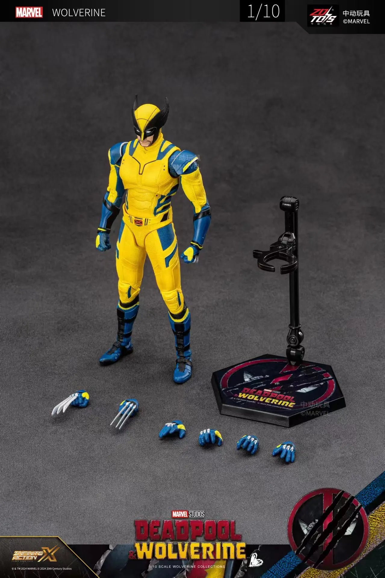 Deadpool & Wolverine Action Figures - ZD Toy Series