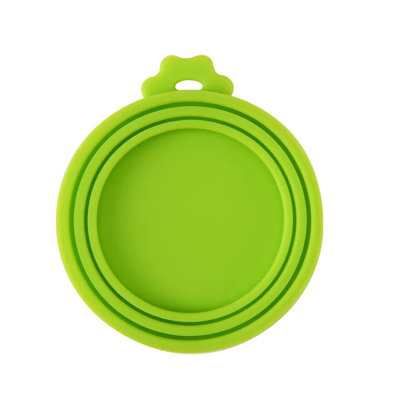 Reusable Pet Food Can Cover and Spoon Set for Dogs and Cats