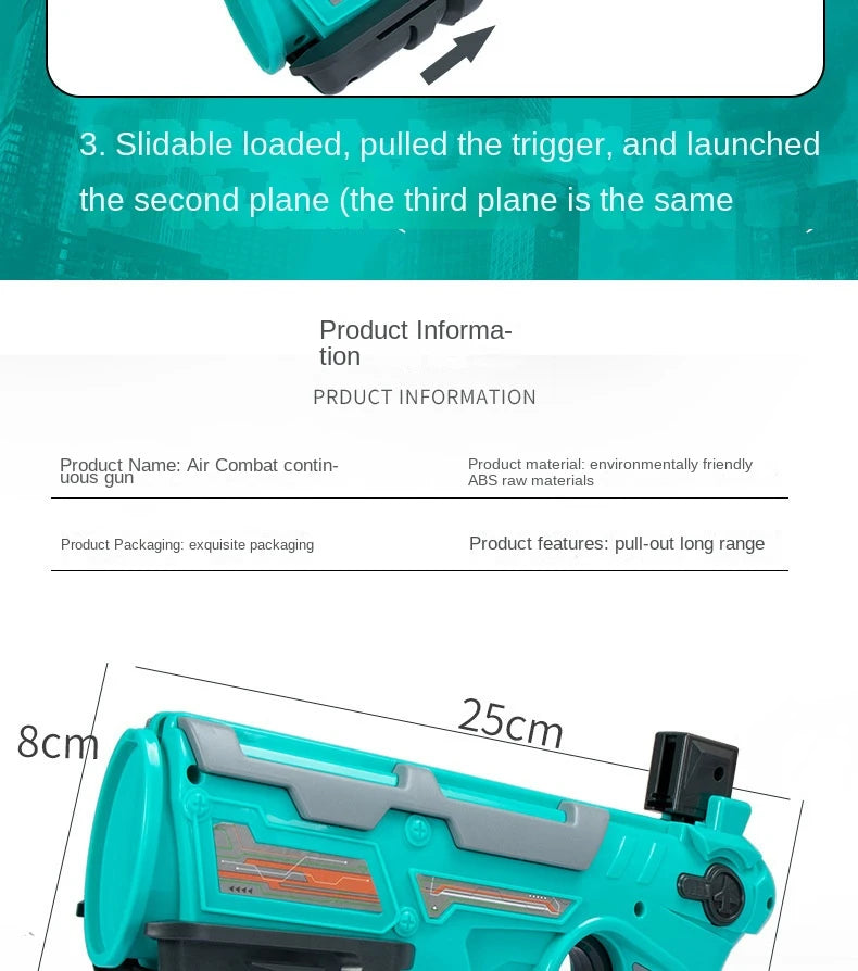 Foam Airplane Launcher – Fun Outdoor Flying Toy for Kids