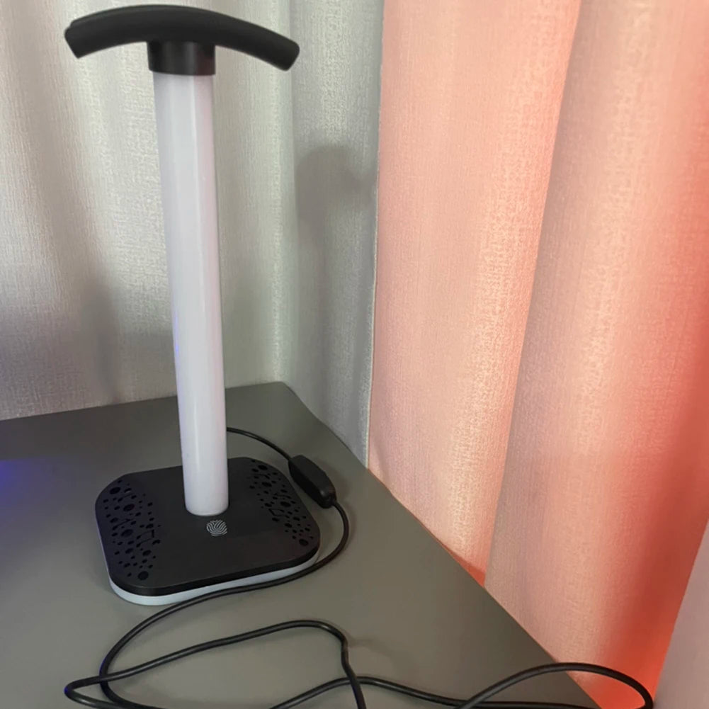 RGB Gaming Headphone Stand with LED Lighting