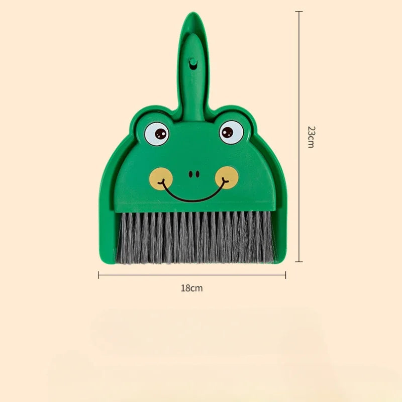 Mini Broom and Dustpan Set for Tabletop Desk and Household Cleaning
