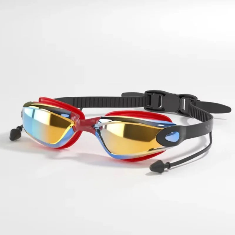 ARENA Anti-Fog UV Swim Goggles with Earplugs for Men and Women