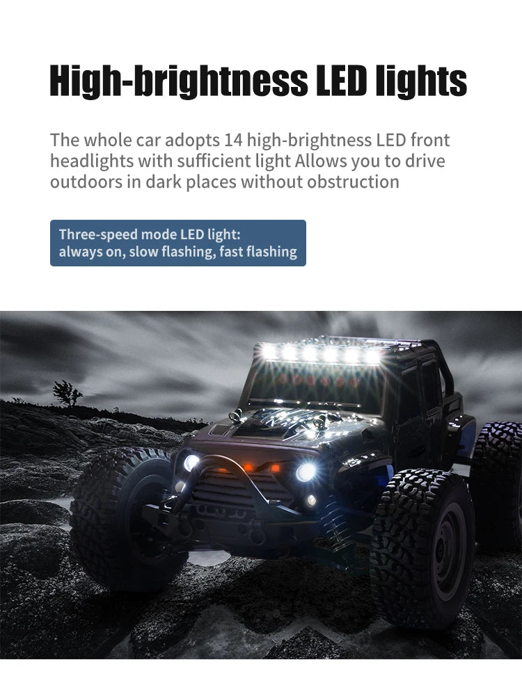 1:16 High-Speed 4WD RC Car - 70KM/H or 50KM/H