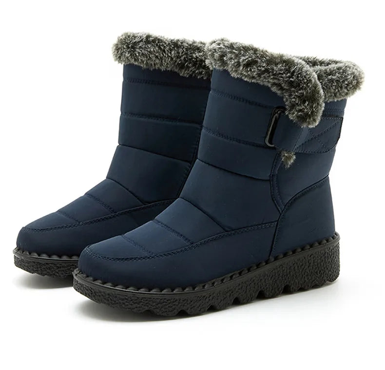 Stylish Women's Winter Boots - Waterproof, Warm