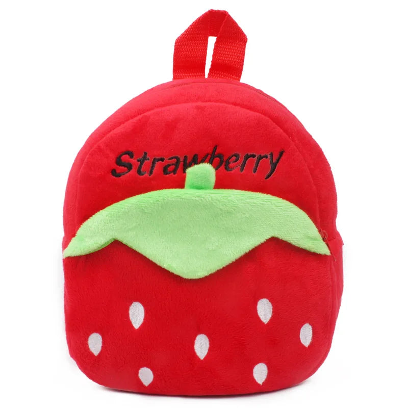 3D Cartoon Plush Kids School Backpack