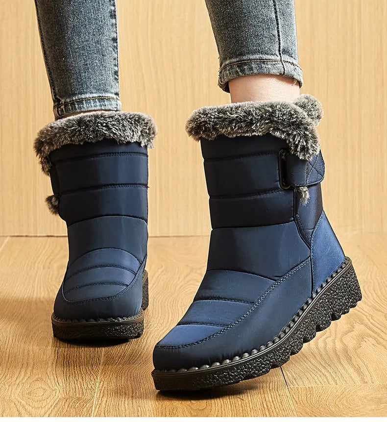 Stylish Women's Winter Boots - Waterproof, Warm