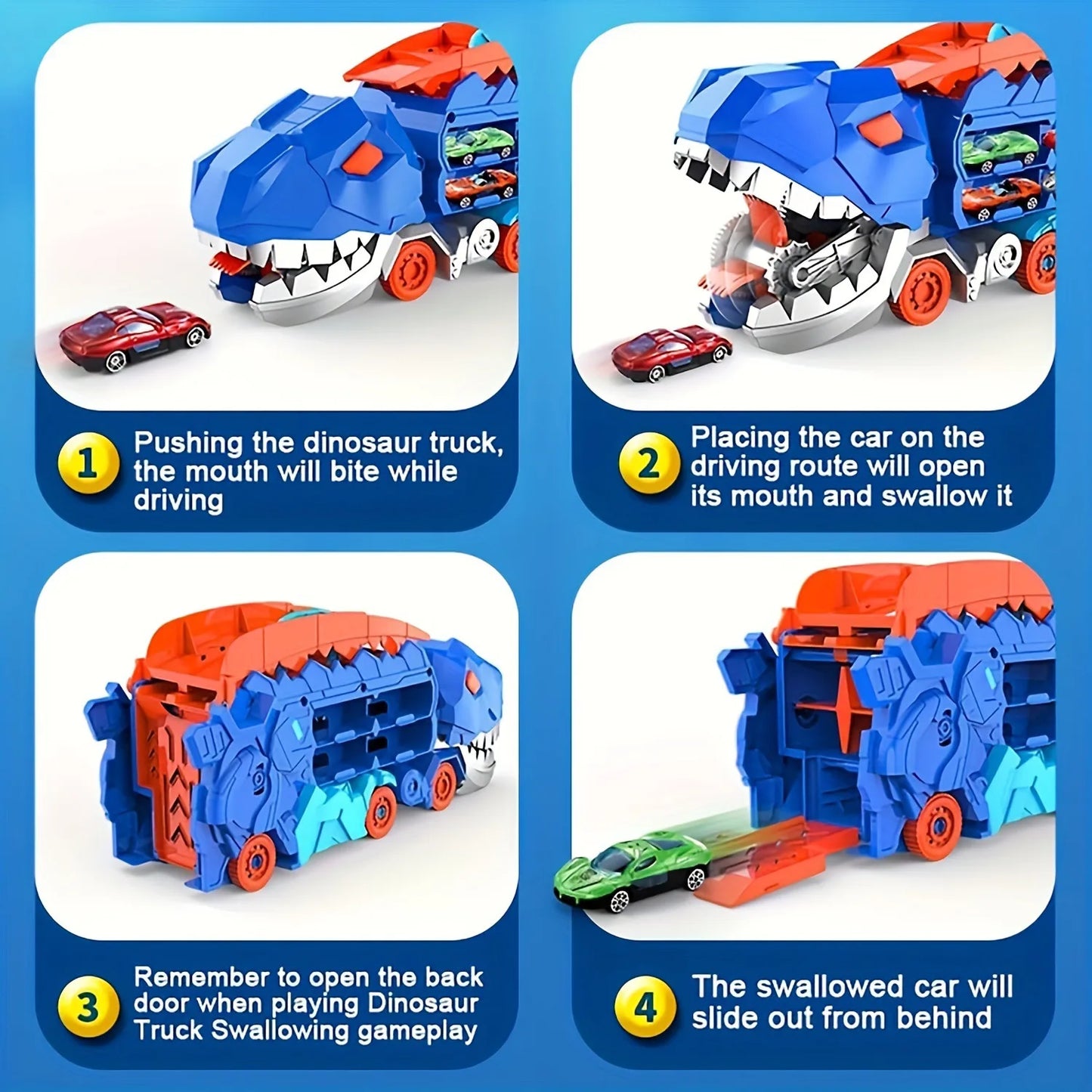 Dinosaur Transporter Truck Toys