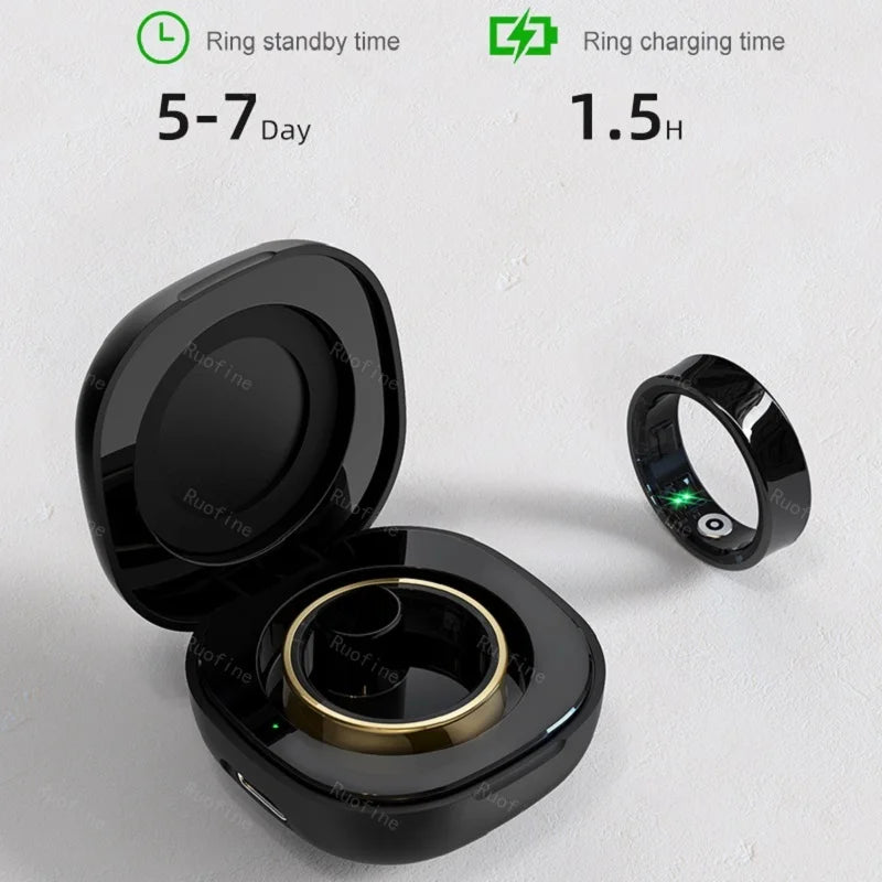 Qring R09/R06 Smart Fitness Ring – Waterproof, Remote Control, 2024 New Arrival