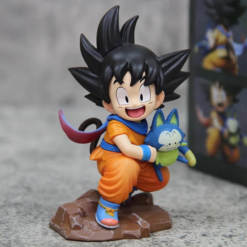 Childhood Goku & Puaru Kawaii Figurine