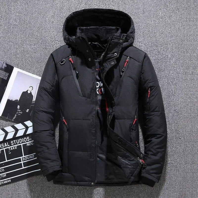 Winter Fashion Thicken Men Parkas Coats with Hood