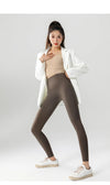 High-Waist Seamless Fleece Warm Leggings for Women