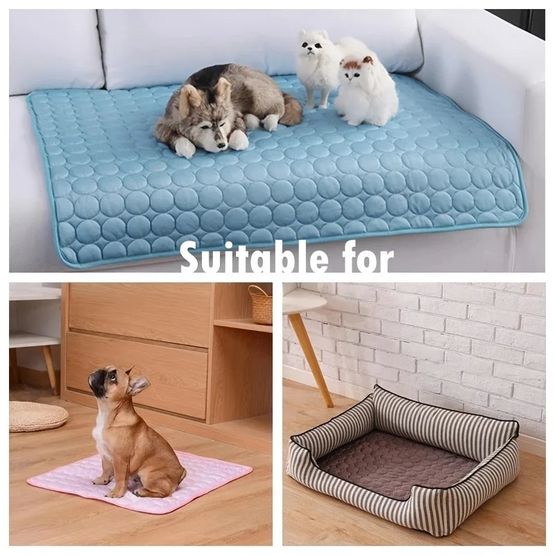 Extra Large Dog Cooling Mat – Durable Pet Ice Pad for Cats & Dogs