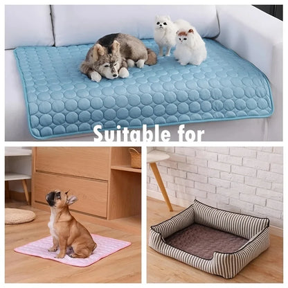 Extra Large Dog Cooling Mat – Durable Pet Ice Pad for Cats & Dogs