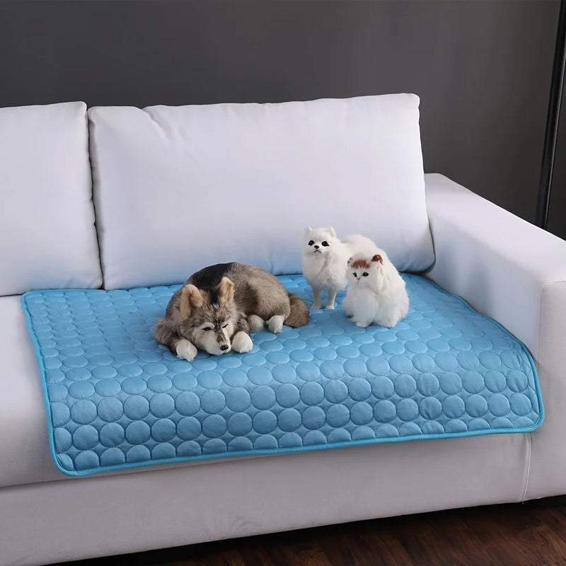 Extra Large Dog Cooling Mat – Durable Pet Ice Pad for Cats & Dogs