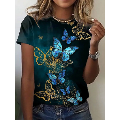 Oversized O-Neck Summer Fashion Top