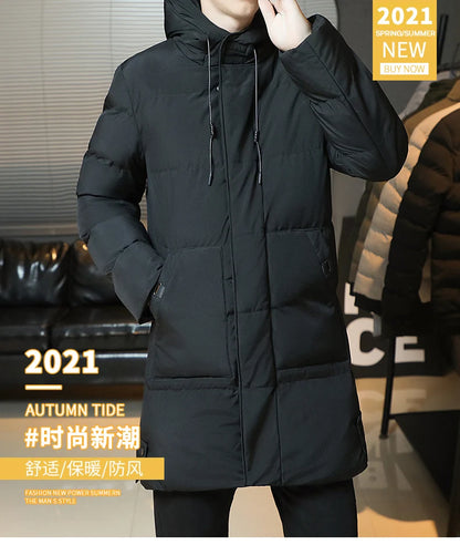 Men’s Winter Korean Fashion Thickened Down Coat