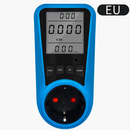 Multi-Plug Digital Power Meter – Voltage, Watt & Energy Tester (AC 230V)