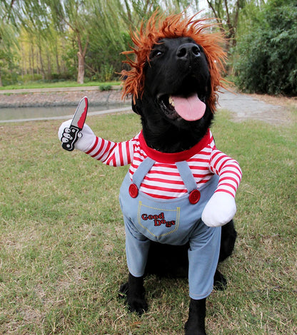 Funny Halloween Dog Costume Set for Medium & Large Dogs