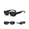 Classic White Rectangular Women's Sunglasses