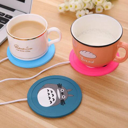USB Cartoon Silicone Cup Warmer Pad – Coffee & Tea Heater