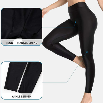 Anfilia High Waisted Swim Leggings for Women – Modest Swim Tights