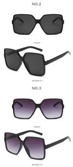 Oversized Square Sunglasses for Women