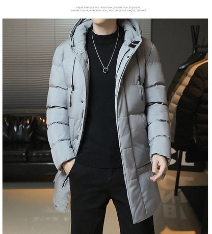 Men’s Winter Korean Fashion Thickened Down Coat