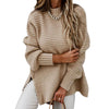 Women’s High Collar Thick Knit Sweater