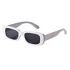 Classic White Rectangular Women's Sunglasses