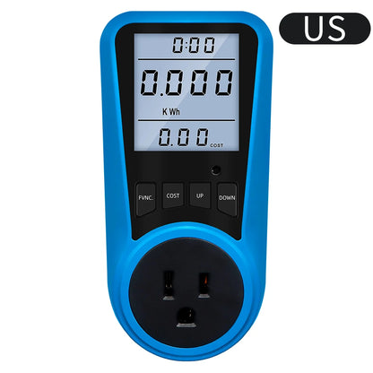 Multi-Plug Digital Power Meter – Voltage, Watt & Energy Tester (AC 230V)