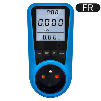 Multi-Plug Digital Power Meter – Voltage, Watt & Energy Tester (AC 230V)