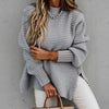 Women’s High Collar Thick Knit Sweater