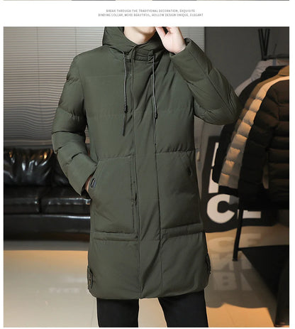 Men’s Winter Korean Fashion Thickened Down Coat