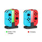 4-in-1 Nintendo Switch Controller Charging Dock with LED Indicator
