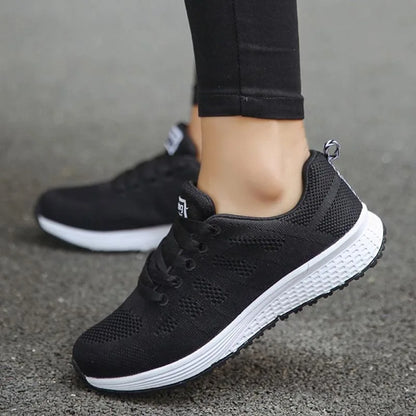 Stylish Women's Platform Sneakers – Breathable & Trendy