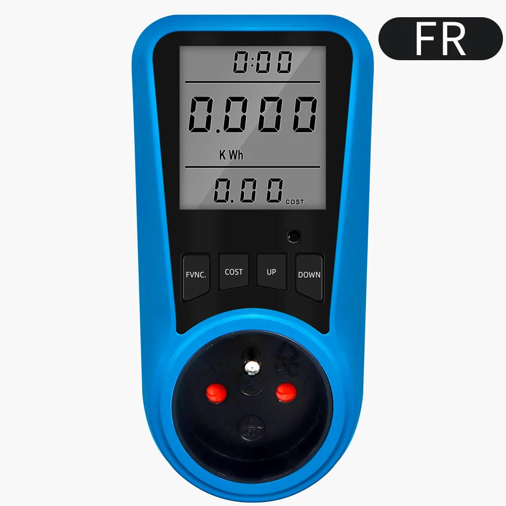 Multi-Plug Digital Power Meter – Voltage, Watt & Energy Tester (AC 230V)