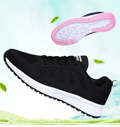 Stylish Women's Platform Sneakers – Breathable & Trendy